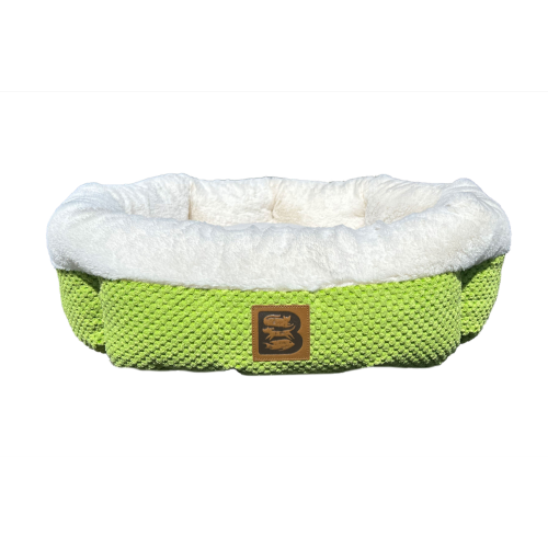 Cozy Round Bed - Cyber Lime (53cm)