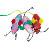 Colorful 7cm catnip mouse toys in a pack of 70, designed to engage and entertain your cat.