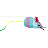Cat toy pack of 70, 7cm mouse-shaped toys infused with catnip for playful feline entertainment.