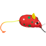 Colorful mouse-patterned cat toys infused with catnip, each 7cm, sold in a pack of 70 for endless feline fun.