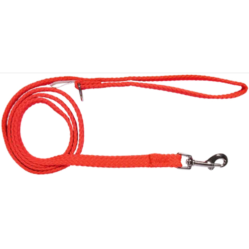 Double Nylon Webbing Lead - Red (10mm x 120cm)