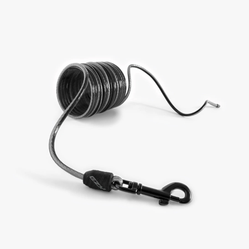 ED Dog Collar - Slimline Track n Train Leash Black (10m)