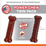 Power Chew - Basted Bone Petite (Twin Pack)