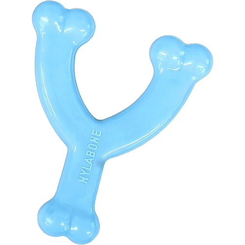 Puppy Wishbone Chew - Blue (Petite)