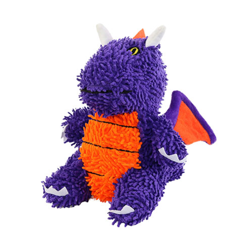 Dog Toy - Mighty Microfiber Ball Med Dragon Purple #9