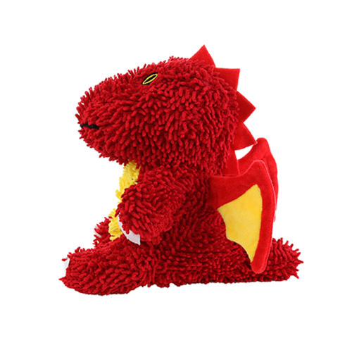 Dog Toy - Mighty Microfiber Ball Med Dragon Red #9