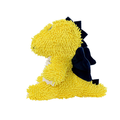 Dog Toy - Mighty Microfiber Ball Med Dragon Yellow #9