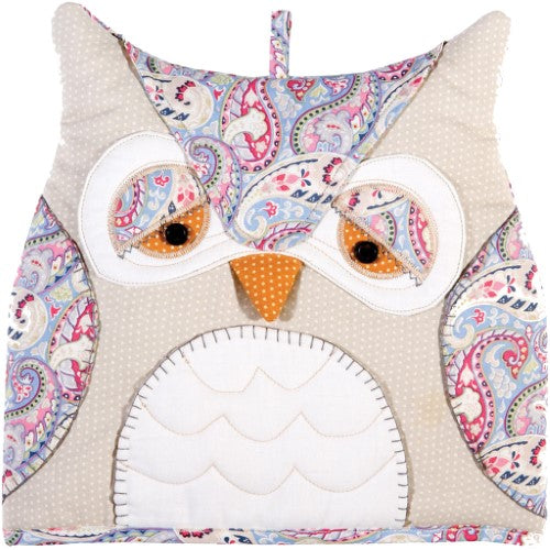 Cotton Tea Cosy - Ulster Weavers Owl Shaped (32.5 x 30cm)