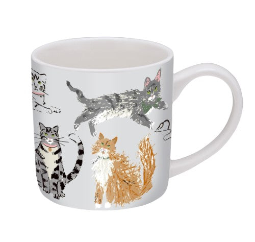 Straight Sided Mug - Ulster Weavers Feline Friends (8 x 8cm)