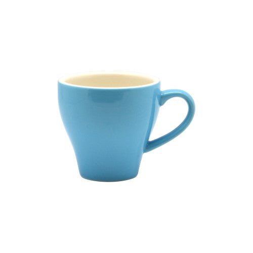 Long Black Tulip Cup - Rockingham Sky Blue 180ml (Box of 6)