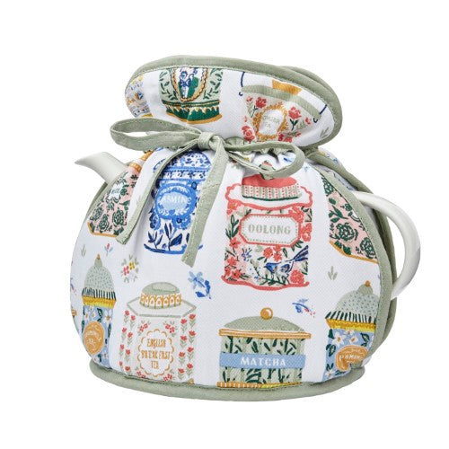 Cotton Muff Tea Cosy - Ulster Weavers Tea Tins (23 x 26 x 18cm)