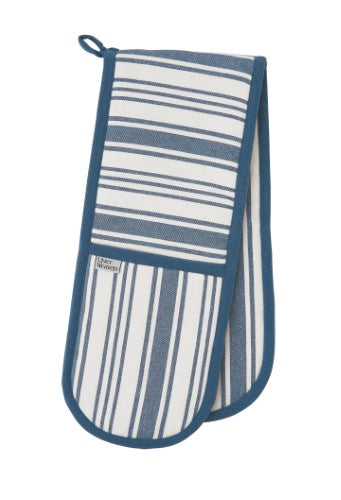 Double Oven Glove - Ulster Weavers Denim Stripe (18 x 88cm)