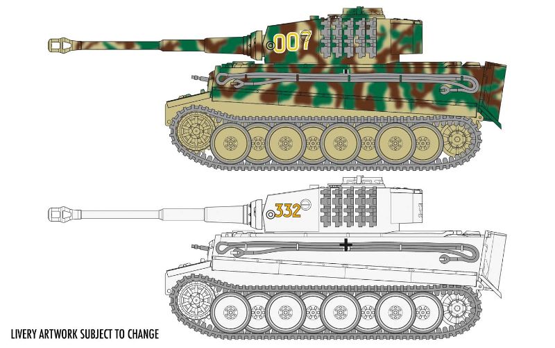 Airfix Kit Model - Tiger 1 1:72