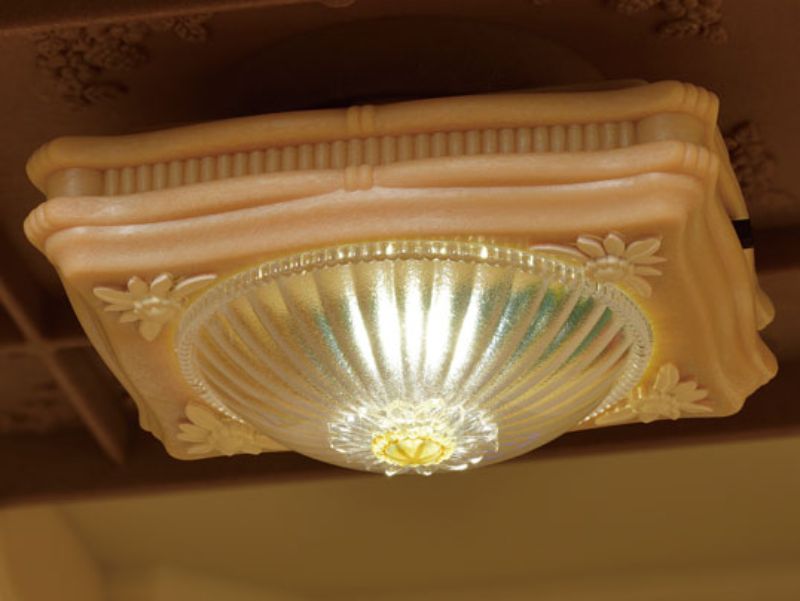 Battery-operated Sylvanian Families ceiling light, designed to add warm illumination to various homes and properties.