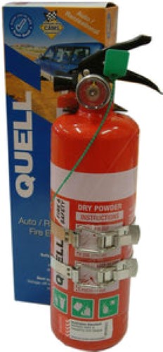 Fire Extinguisher Quell 1kg Powder Auto / Marine