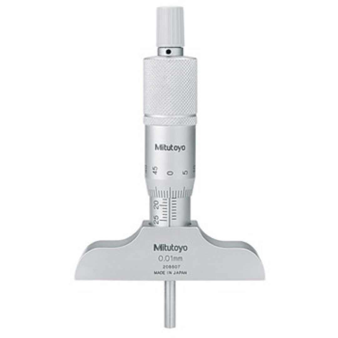 Mitutoyo Depth Micrometer 0-25mm x 100mm base