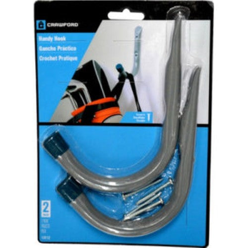 Durable galvanized steel wall hanger hooks, 11kg capacity, perfect for organizing indoors or outdoors.