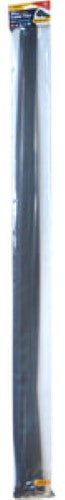 Durable black cable ties, 900mm long with 175lb strength, ideal for bundling and organizing cables in various settings.