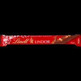 Lindt Lindor Milk Bar 38g: Creamy milk chocolate bar with a smooth filling, perfect for indulgence or gifting.