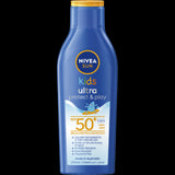 Nivea Kids Ultra Protect & Play Sunscreen SPF50+ 200ml: Gentle, non-greasy sun protection for children’s delicate skin, water-resistant for 4 hours.