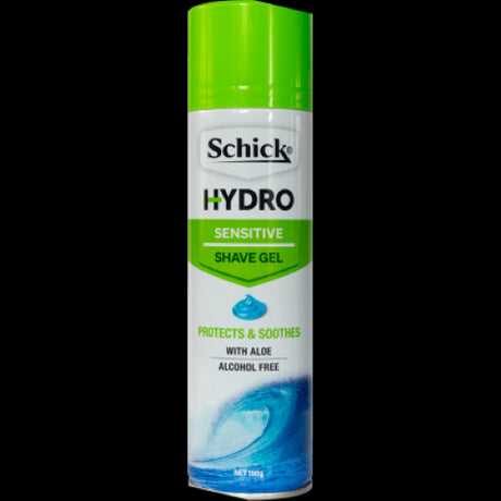 Schick Hydro Sensitive Shave Gel 198g offers a soothing, anti-irritation formula ideal for men with sensitive skin.