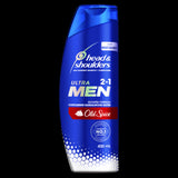 Head & Shoulders 2-in-1 Anti-Dandruff Shampoo & Conditioner in Old Spice scent, 400ml, nourishes scalp and combats flakes.