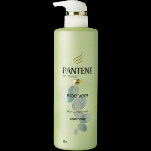 Aloe vera-infused Pantene Pro-V conditioner hydrates and revitalizes all hair types for soft, smooth, and healthy-looking hair.