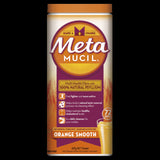 Metamucil Orange Smooth Daily Fibre Supplement, a natural psyllium husk formula for digestive health and regularity.