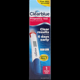 Clearblue Digital Ultra Early Pregnancy Test showing clear '+' or '-' results, designed for early pregnancy detection.