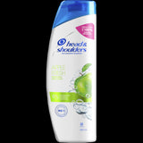 Head & Shoulders Anti Dandruff Apple Fresh Shampoo 400ml, revitalizes scalp, fights flakes, and leaves hair fresh and shiny.