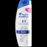 Head & Shoulders 2-in-1 shampoo and conditioner for dandruff relief, cleanses, hydrates, and promotes healthy hair.