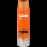 Gillette Pro Icy Cool Menthol Shave Gel - 195g, soothing and refreshing gel for a close, comfortable shave with hydration.