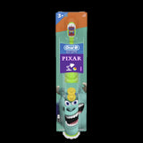 Oral-B Pixar Kids Battery Toothbrush featuring colorful character designs, soft bristles, and built-in timer for effective brushing.