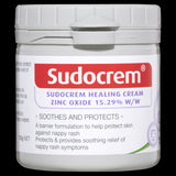 Sudocrem Healing Cream 125g: soothing multi-purpose cream for nappy rash, burns, cuts, and general skin care.