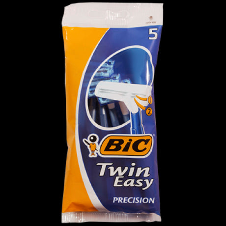 Bic Precision Shaver 5pk featuring ultra-thin blades, ergonomic handle, and a compact design for a smooth, irritation-free shave.