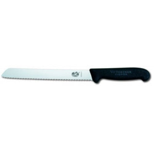 Bread Knife 5.2533.21cm Wavy Blade Black Handle Victorinox