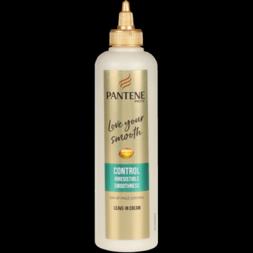 Pantene Love Your Smooth Leave-in Cream 270ml, a lightweight conditioner for smooth, frizz-free hair, perfect for daily use.