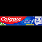 Colgate Cavity Protection 240g toothpaste, vegan and sugar-free, strengthens teeth with fluoride and freshens breath in regular flavor.
