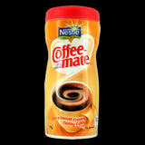 Nestle Coffee-Mate 170g, a creamy non-dairy coffee whitener with a flip-top for easy pouring and a two-year shelf life.