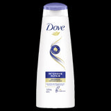 Dove Intensive Repair Shampoo 320ml revitalizes damaged hair with Keratin Repair Actives for strength and shine.