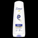 Dove Intensive Repair Conditioner 320ml, infused with Keratin, strengthens and revitalizes damaged hair for silky, healthy results.