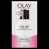 Olay Sensitive Skin Moisturising Lotion 150ml, a lightweight, non-greasy lotion for gentle hydration of delicate skin.