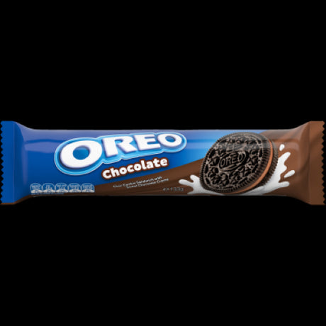 Oreo Chocolate Creme Cookies pack with rich chocolate cookies and smooth chocolate filling, perfect for snacks or desserts.