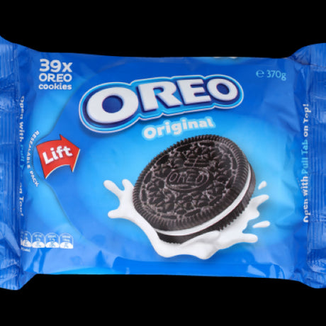 Oreo Original Cookies 358g - classic chocolate wafers with creamy filling, perfect for sharing or enjoying solo.