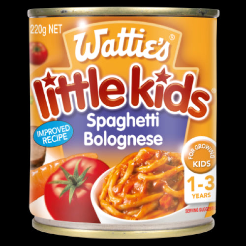 Wattie's Little Kids Spaghetti Bolognese 1-3 Years 220g