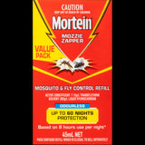Mortein 45ml refill for mosquito and fly control, offering 60 nights of odourless protection in indoor spaces.