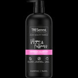 Tresemme Volume & Fullness Shampoo 940ml enhances fine hair with vitamins and coconut oil for lasting volume and lift.