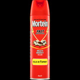 Mortein Fast Knockdown Insect Killer 300g aerosol, quickly eliminates various pests in a single spray.