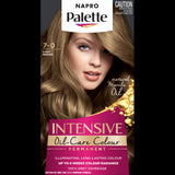 Napro Palette Intensive Light Brown 7-0 Hair Colour offers rich, vibrant color with grey coverage for healthy, shiny hair.