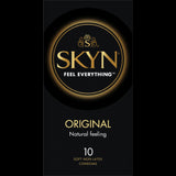 Skyn Original Condoms 10pk: ultra-thin, non-latex condoms for enhanced sensitivity and intimate experiences without latex allergens.